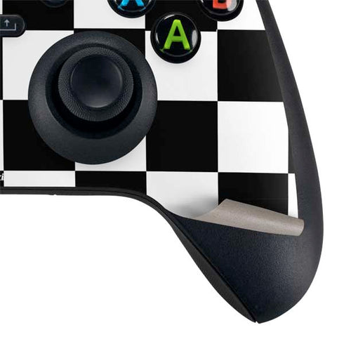 Black and White Checkered Xbox Series X Bundle Skin
